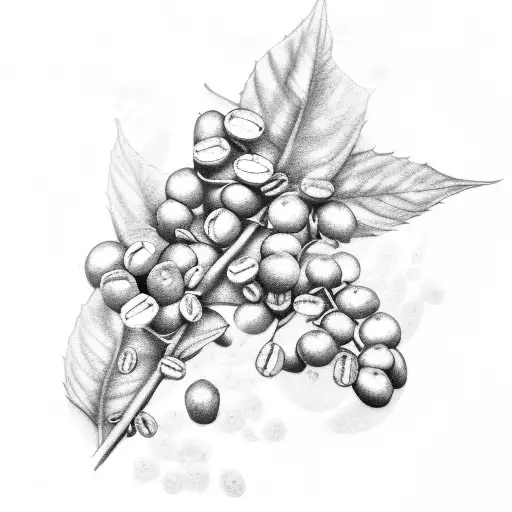 Coffee Berry And Leaves