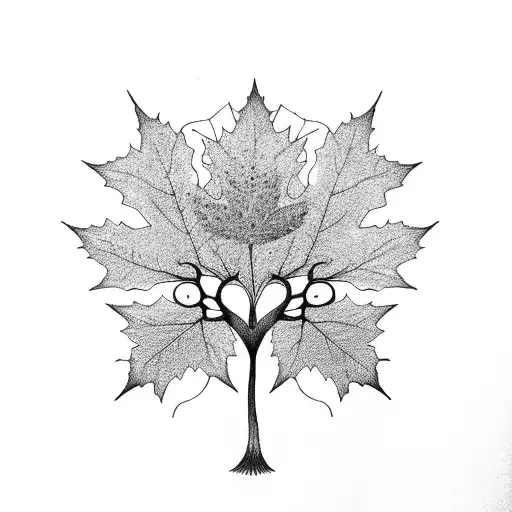 Tree Of Life With Maple Leafs