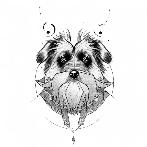 Black Dog With Beard