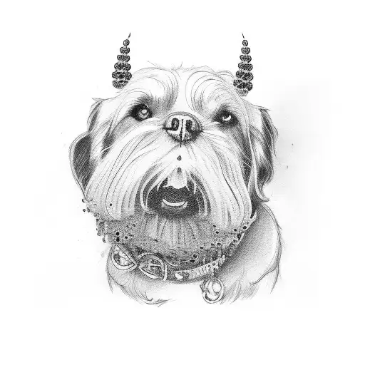 Black Dog With Beard