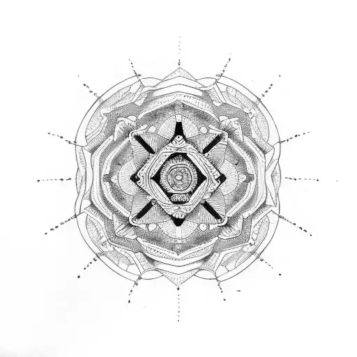 Dad Minimal With Mandala