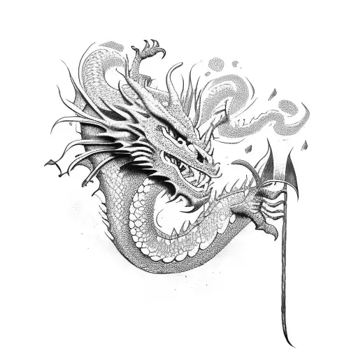 A Dragon That Eat His Tail