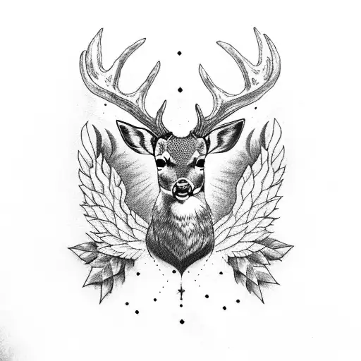 A Deer With Wings