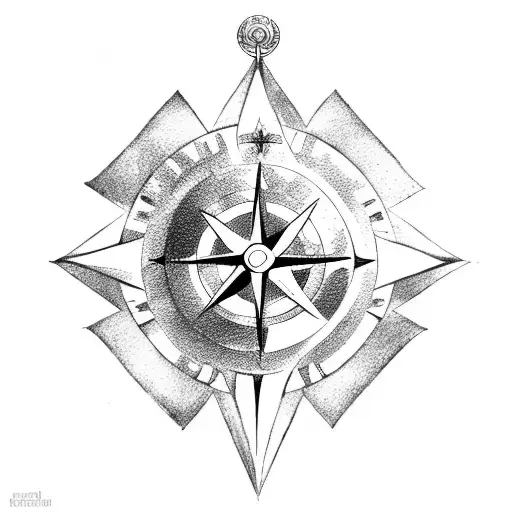 Sailor Star And Compass