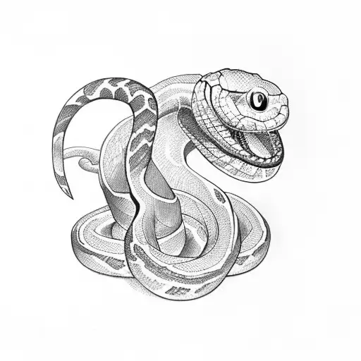 Snake With Ice Cream