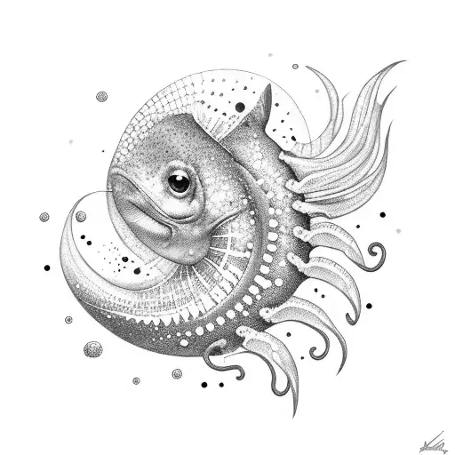 Komi Inspired Sea Animal