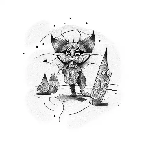 Small Cartoon Character