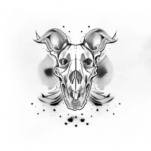 English Bull Terrier Skull