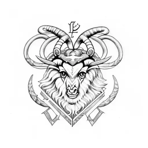 Aries Big Tatoo With Freemason Touch