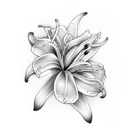 Lily Flower Masculine