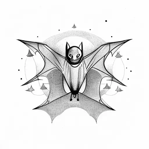 An Autonomous Bat Flying Through The Night Sky