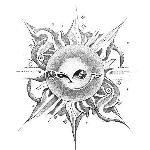 Symbol Of Love Sun And Beach