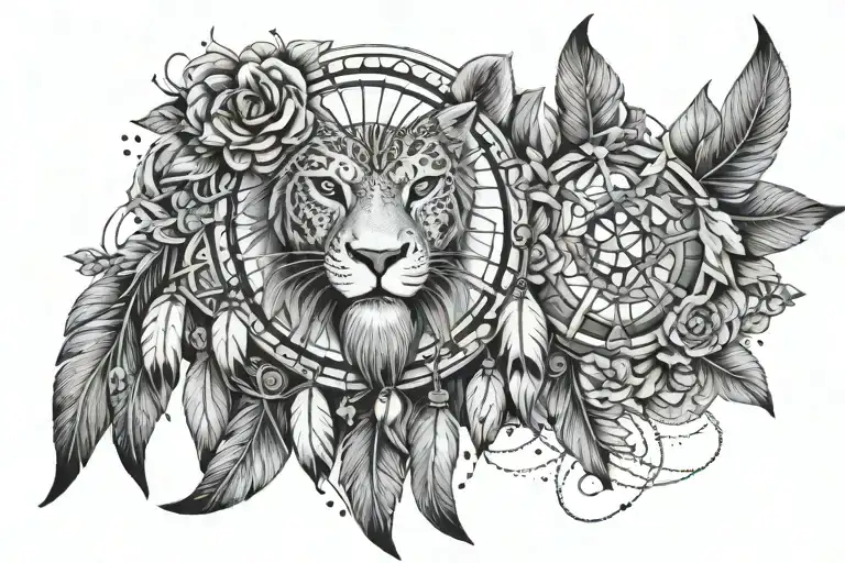 Leo Taurus Dream Catcher