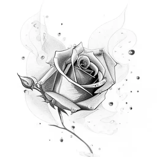 Sad Broken Lonly And A Rose