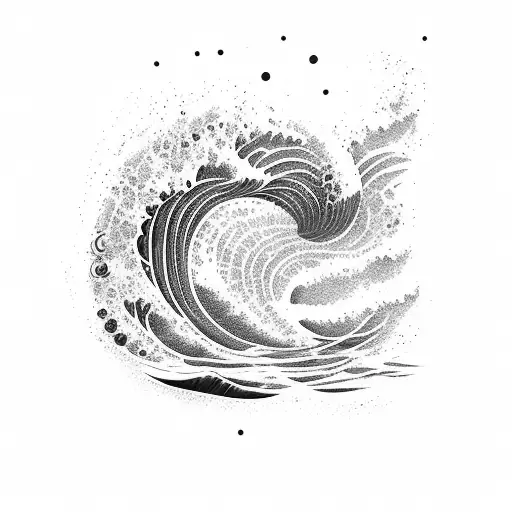 Ocean Waves For Surfing Around Calf