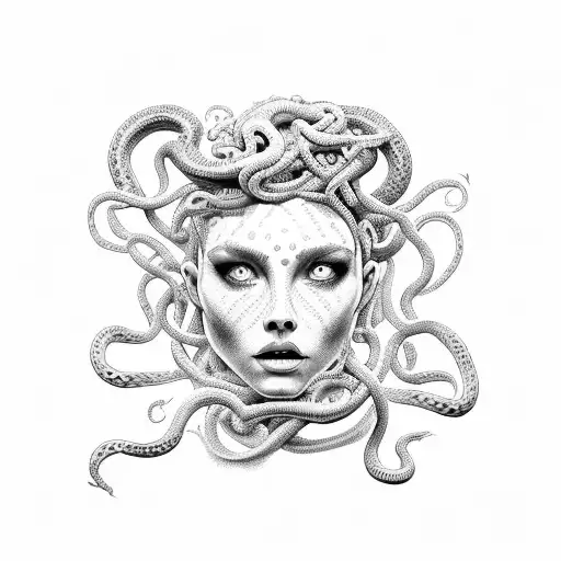 Medusa With Snakes