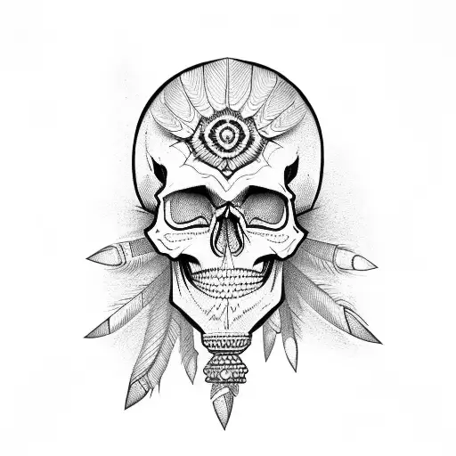 Skull Indian Evil