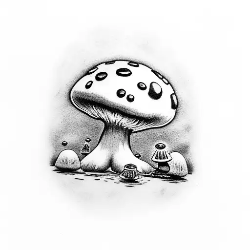 Mario 1 Up Mushroom With Parasite Turning To Deathshroom