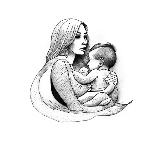 Breastfeeding Mother To A Son