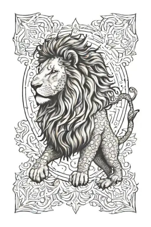 Lion Mandala