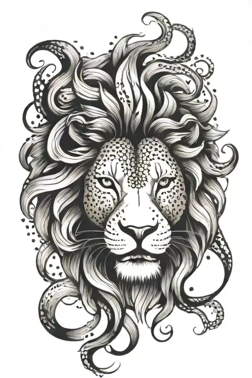 Lion Head Taurus Head Aquarius Libra