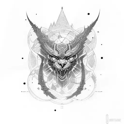 Blackout Sleeve With Runes