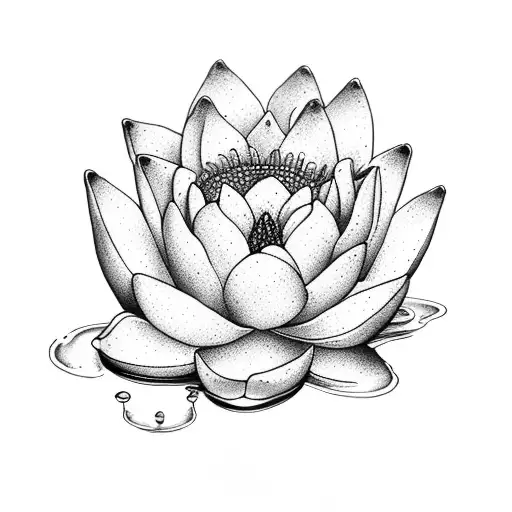 Honey Suckle And Water Lily