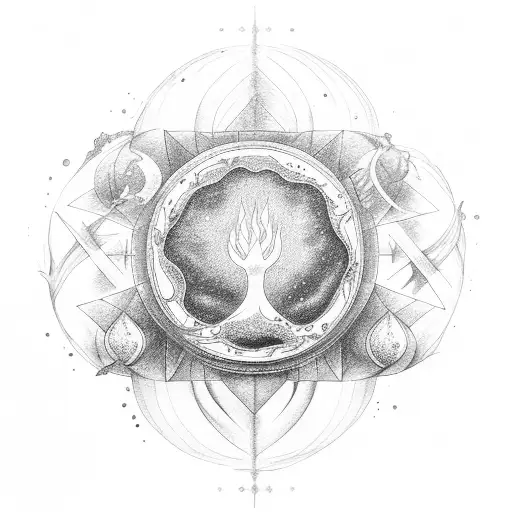 Harmony Of The Four Elements Earth Water Fire Air