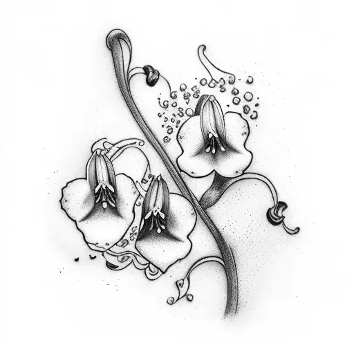 Lily Of The Valley And Violets