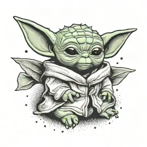 Cute Baby Yoda Star Wars