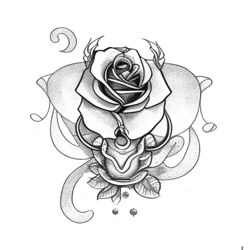 Taurus With Rose