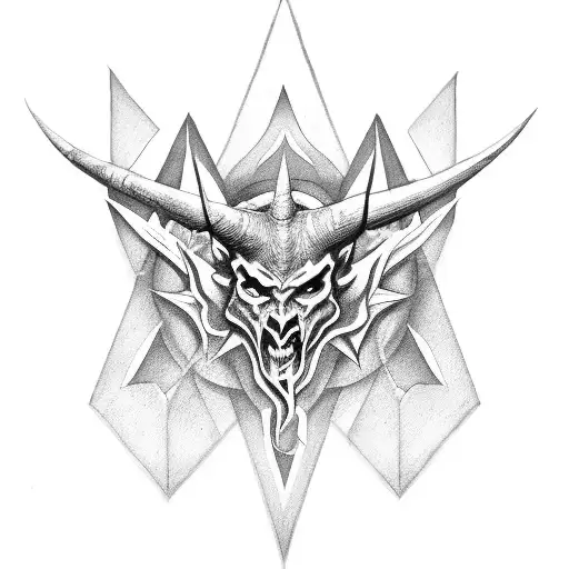 Satanic Pentagrama Without Circle