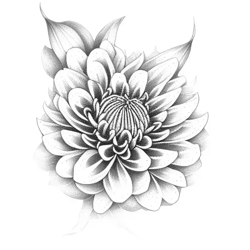 Lily And Chrysanthemum