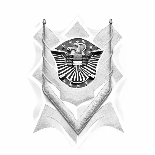 Navy Airplane American Flag