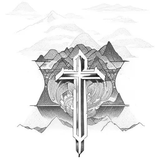 Cross Above Mountain