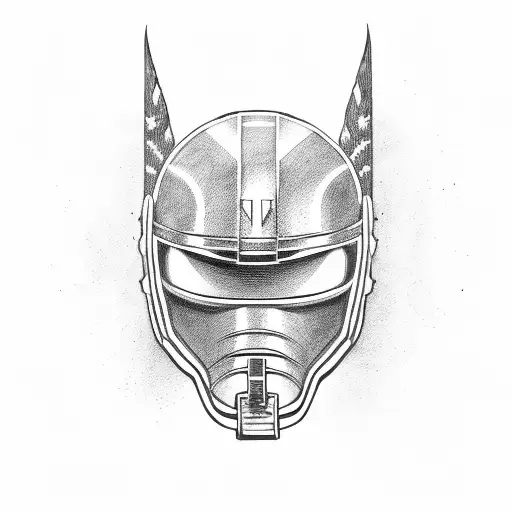 Spartan Helmet Seen From The Front