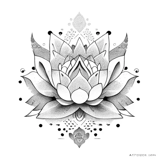 Love In Korean With A Lotus