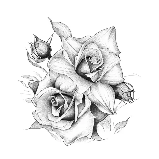 Rose And Daffodil Bouquet