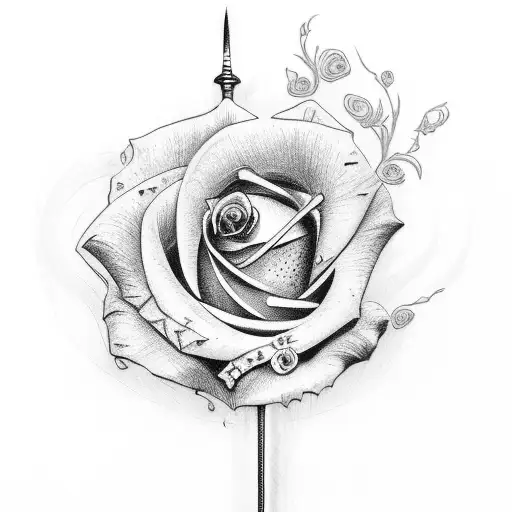 Sword With Rose