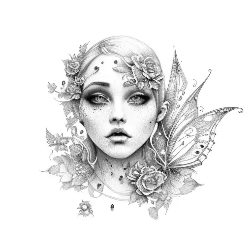 Blackberries With Fairy