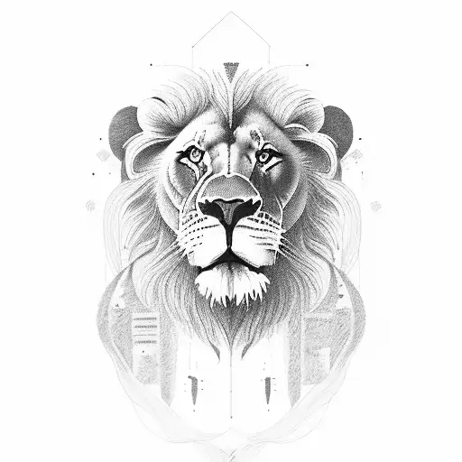 Lion Family 4 Members