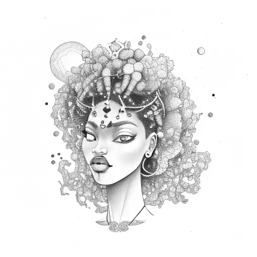 Black Girl And Universe