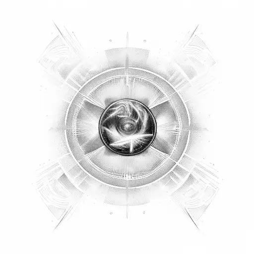 Nikola Tesla Power Circle Woth Right Eagle Wing