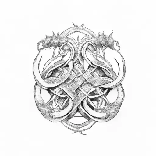 A Paralegal Symbol Intertwined With Musical Instruments