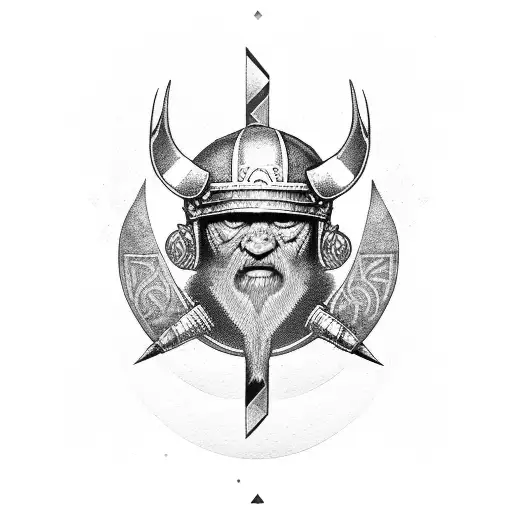 Gaming Console Adorned With Viking Symbols