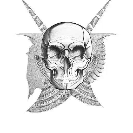Skull Egyptian Style