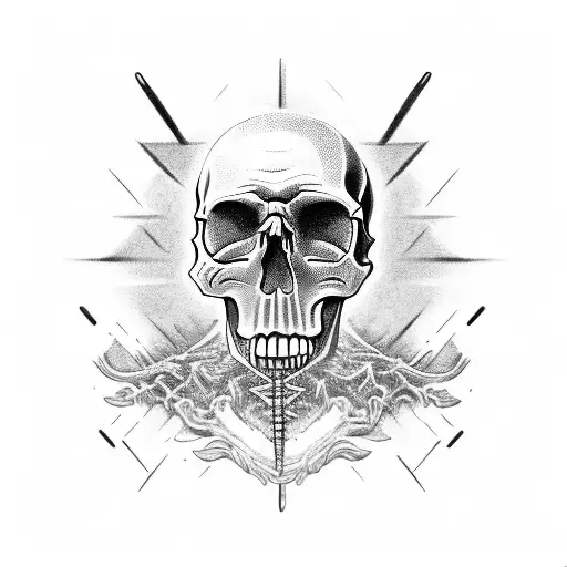 Skull Drinking Votk Zith Glasses