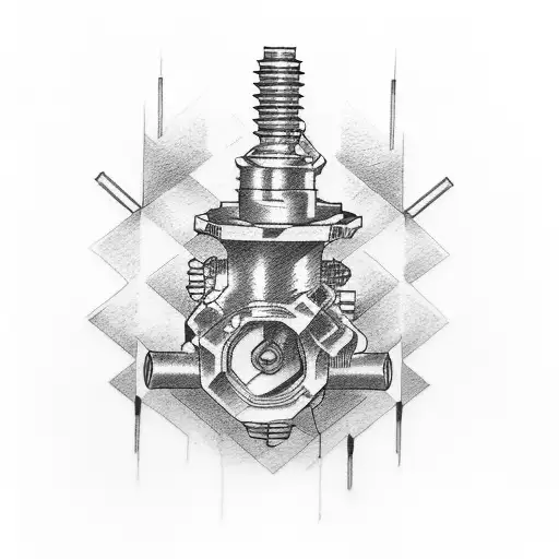 Spark Plug And Gears Emo