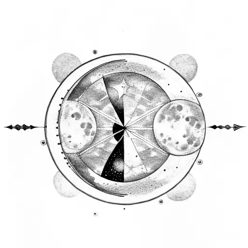 Moon Phases With Constellation Behind It Sagittarius