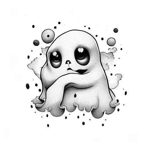 Casper The Ghost With The Words I Can't Help Falling In Love With You